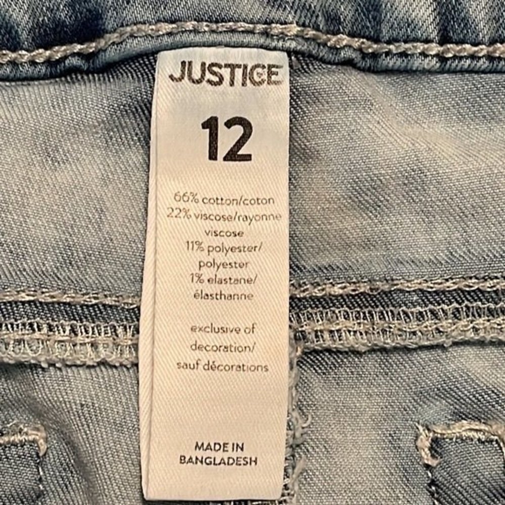 Justice Acid Wash Overalls Size 12 - Picture 7 of 7